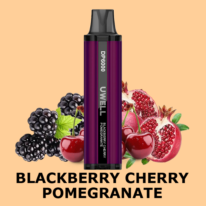 BLACKBERRY CHERRY POMEGRANATE – UWELL – 6000 PUFFS