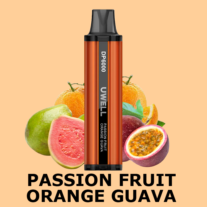 PASSION FRUIT ORANGE GUAVA – UWELL – 6000 PUFFS